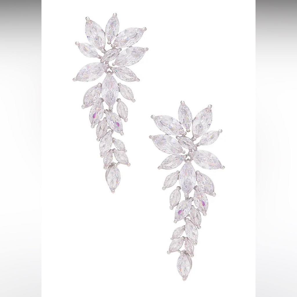 Shashi Luciana Earring Silver Womens Size Os 38$